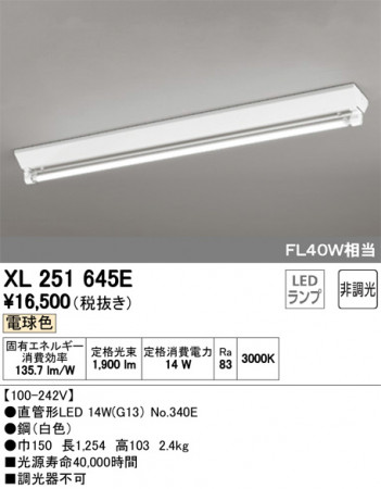 ODELIC �����ǥ�å� �١����饤�� XL251645E �ᥤ��̿�