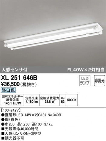 ODELIC �����ǥ�å� �١����饤�� XL251646B �ᥤ��̿�