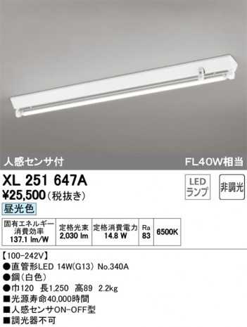 ODELIC �����ǥ�å� �١����饤�� XL251647A �ᥤ��̿�