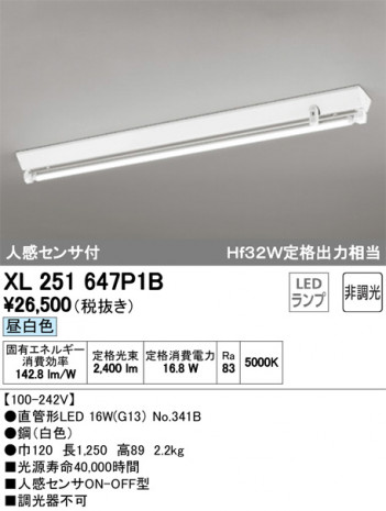 ODELIC ǥå ١饤 XL251647P1B ᥤ̿