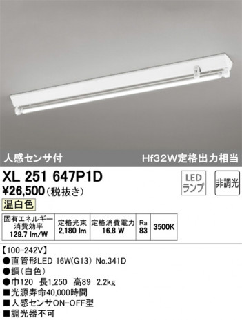 ODELIC �����ǥ�å� �١����饤�� XL251647P1D �ᥤ��̿�