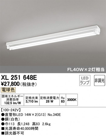 ODELIC �����ǥ�å� �١����饤�� XL251648E �ᥤ��̿�