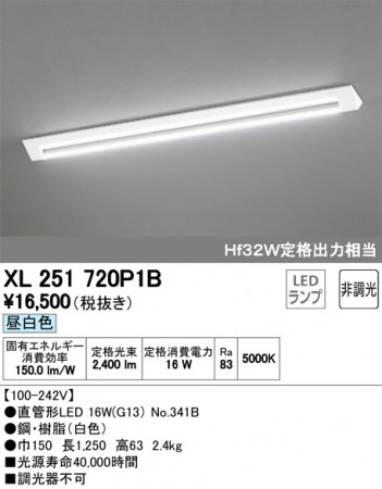 ODELIC �����ǥ�å� �١����饤�� XL251720P1B �ᥤ��̿�