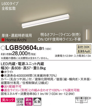 Panasonic ���۲����� LGB50604LB1 �ᥤ��̿�