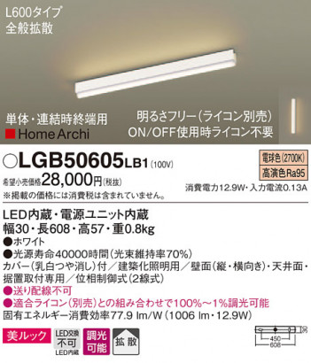 Panasonic ���۲����� LGB50605LB1 �ᥤ��̿�