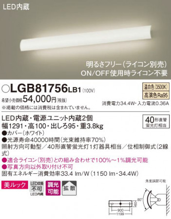 Panasonic �֥饱�å� LGB81756LB1 �ᥤ��̿�