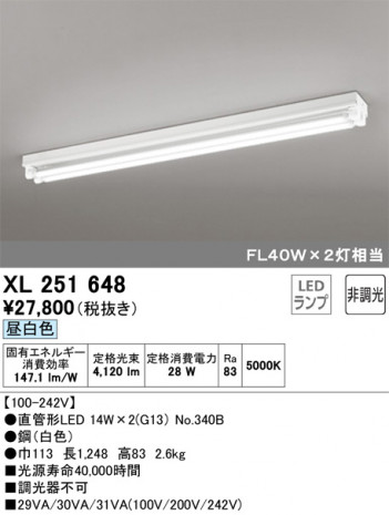 ODELIC �����ǥ�å� �١����饤�� XL251648 �ᥤ��̿�