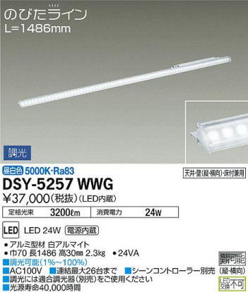 ���ʼ̿� | DAIKO ����ŵ� ���ܾ����Ѵ�� DSY-5257WWG | ���������̿����䡦����ƥꥢ���������Ρڥ饤�ȥ��������