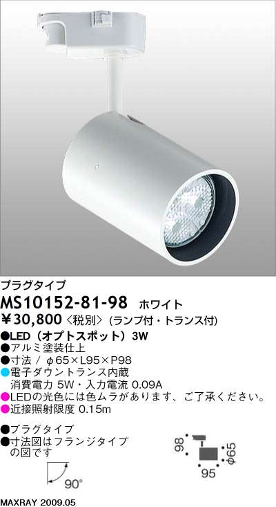 マックスレイ Maxray スポットライト プラグ式 LED 集光タイプ TUTU 