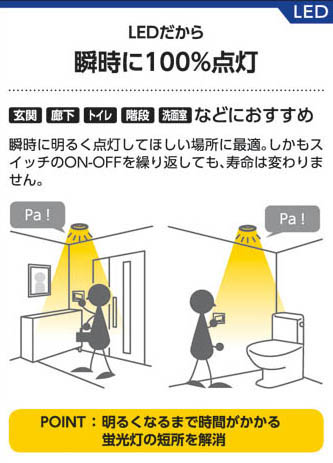 コイズミ照明 KOIZUMI LED高気密 人感センサ付ダウンライト AD39299L 