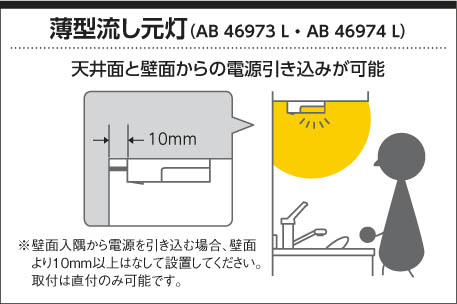 KOIZUMI コイズミ照明 流し元灯 AB46974L | 商品紹介 | 照明器具の通信 