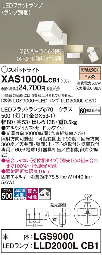 遠藤照明 ENDO LED スポットライト ERS3387W | 商品紹介 | 照明器具の 