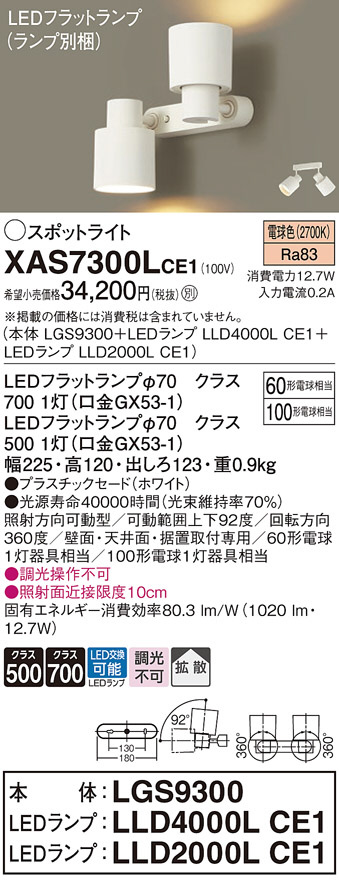 Panasonic エクステリアスポットライト LGW41000 | 商品紹介 | 照明 
