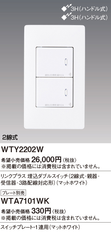 Panasonic アドバンスリンクプラス用無線中継器 WTY2081 | 商品紹介  