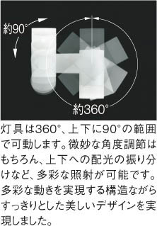 Koizumi コイズミ照明 LED可動ブラケット AB51748 | 商品紹介 | 照明 