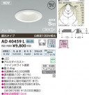 �������߾��� KOIZUMI LED�ⵤ̩SG��������饤��  AD40459L