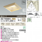 �������߾��� KOIZUMI LED�ⵤ̩������饤�� AD70089L