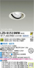 DAIKO ŵ LED˥С饤 LZD-91519WW