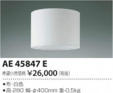 ߾ KOIZUMI  AE45847E