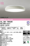 ODELIC �����ǥ�å� LED ������󥰥饤�� OL291795GR�þ��ʾҲ�þ��������̿����䡦����ƥꥢ���������Ρڥ饤�ȥ��������