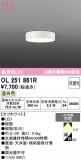 ODELIC �����ǥ�å� LED ����������󥰥饤�� OL251861R�þ��ʾҲ�þ��������̿����䡦����ƥꥢ���������Ρڥ饤�ȥ��������