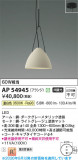 Koizumi �������߾��� LED�ڥ����� AP54945�þ��ʾҲ�þ��������̿����䡦����ƥꥢ���������Ρڥ饤�ȥ��������