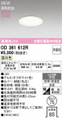 ODELIC ǥå Х롼饤 OD361612R