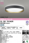 ODELIC �����ǥ�å� LED ������󥰥饤�� OL291791NGR