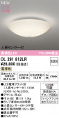 ODELIC �����ǥ�å� LED ����������󥰥饤�� OL291812LR