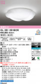 ODELIC �����ǥ�å� LED ������󥰥饤�� OL251251BCR