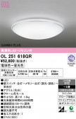 ODELIC �����ǥ�å� LED ������󥰥饤�� OL251618GR
