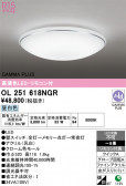 ODELIC �����ǥ�å� LED ������󥰥饤�� OL251618NGR