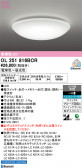 ODELIC �����ǥ�å� LED ������󥰥饤�� OL251816BCR
