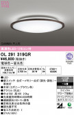 ODELIC �����ǥ�å� LED ������󥰥饤�� OL291319GR