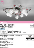 ODELIC �����ǥ�å� LED �����ǥꥢ OC257025NR