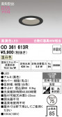 ODELIC �����ǥ�å� LED �Х��롼��饤�� OD361613R