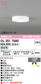 ODELIC �����ǥ�å� LED ����������󥰥饤�� OL251758R