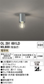 ODELIC �����ǥ�å� LED ����������󥰥饤�� OL291691LD