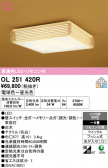 ODELIC �����ǥ�å� LED ������󥰥饤�� OL251420R