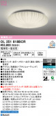 ODELIC �����ǥ�å� LED ������󥰥饤�� OL251818BCR
