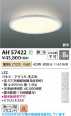 Koizumi �������߾��� LED������� AH57422