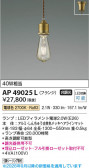 Koizumi �������߾��� LED�ڥ����� AP49025L
