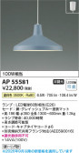 Koizumi �������߾��� LED�ڥ����� AP55581