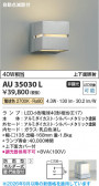 Koizumi �������߾��� LED�ɱ����֥饱�å� AU35030L