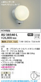 Koizumi �������߾��� LED�ɱ����֥饱�å� AU38540L
