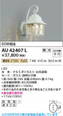 Koizumi �������߾��� LED�ɱ����֥饱�å� AU42407L