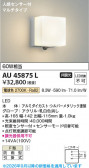 Koizumi �������߾��� LED�ɱ����֥饱�å� AU45875L