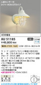 Koizumi �������߾��� LED�ɱ����֥饱�å� AU51185