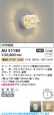 Koizumi �������߾��� LED�ɱ����֥饱�å� AU51189