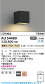 Koizumi �������߾��� LED�ɱ����֥饱�å� AU54489